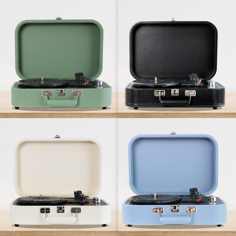 Bluetooth Vinyl Record Player & Speaker Home Decor Gift