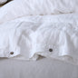 Pure Linen Duvet Cover and Pillowcase Set (3 Pieces)