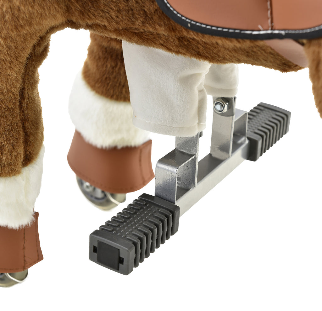 Knight Kingdom Plush Silent Riding Toy for Ages 6-11
