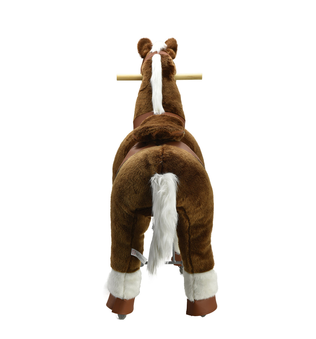 Knight Kingdom Plush Silent Riding Toy for Ages 6-11