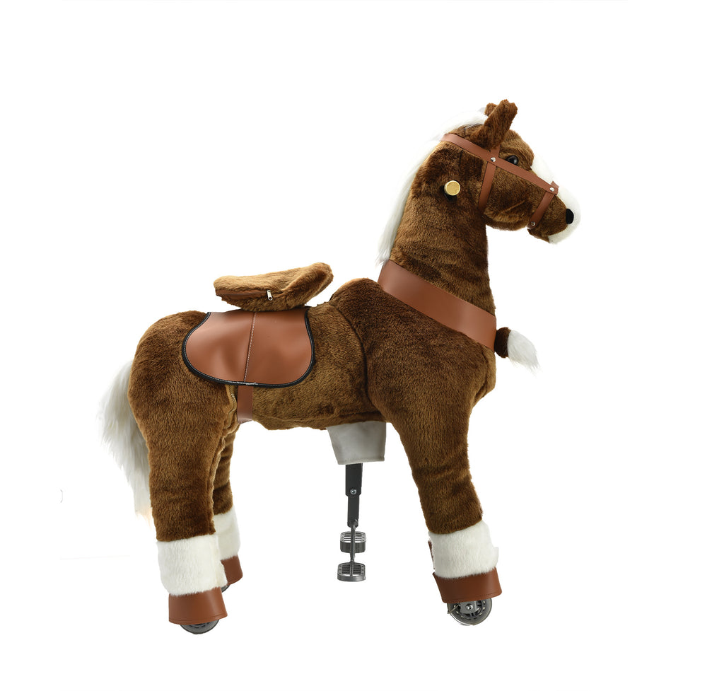 Knight Kingdom Plush Silent Riding Toy for Ages 6-11