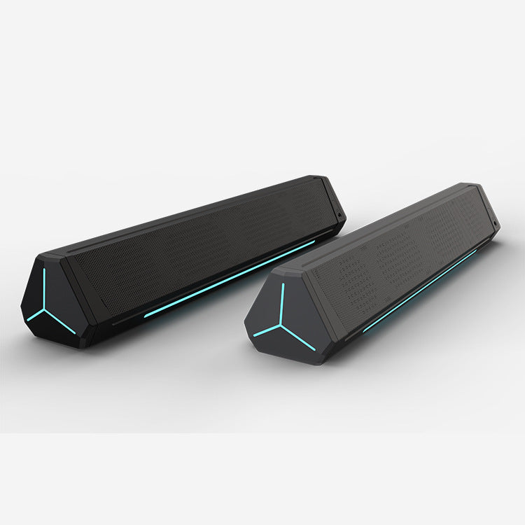 Bluetooth Desktop Speakers with Microphone and Bass