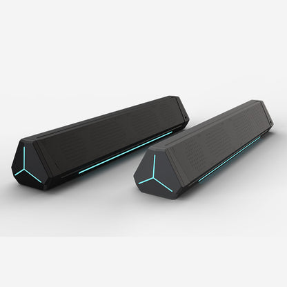 Bluetooth Desktop Speakers with Microphone and Bass