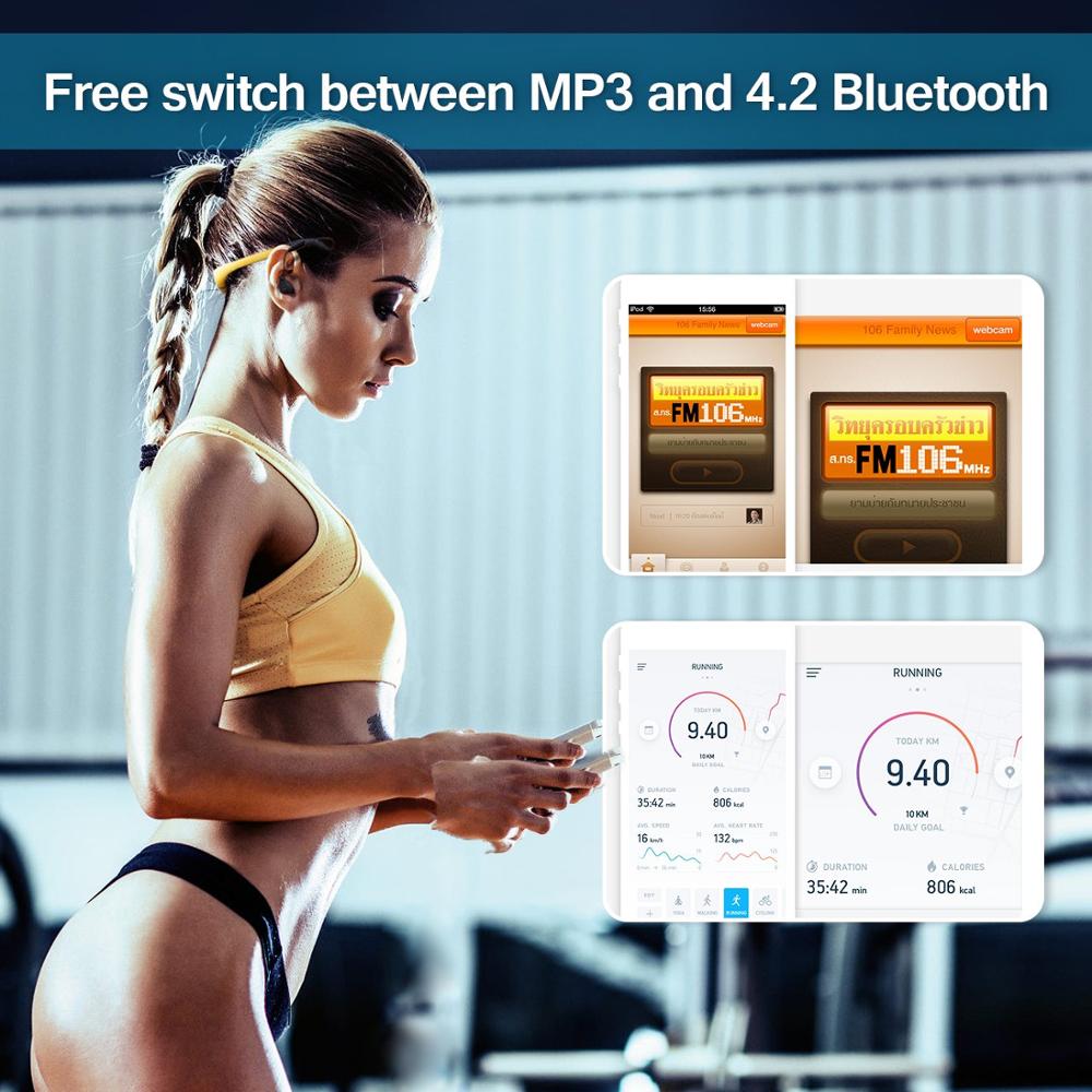 Tayogo MP8 Waterproof Bluetooth Swim Headphones