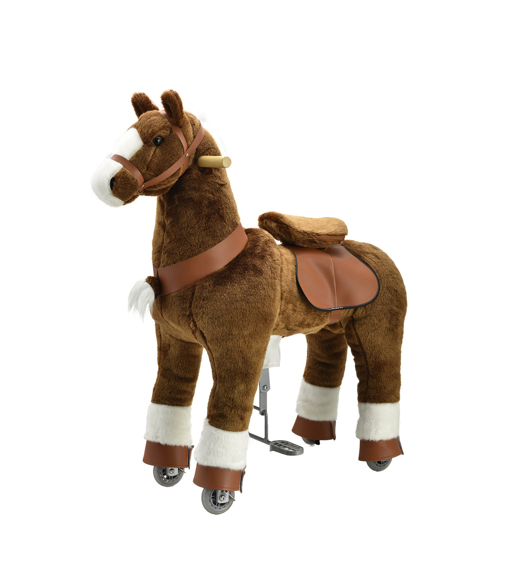 Knight Kingdom Plush Silent Riding Toy for Ages 6-11