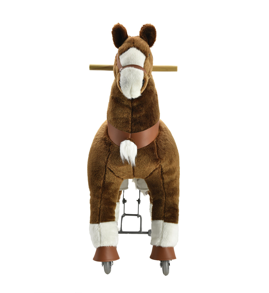 Knight Kingdom Plush Silent Riding Toy for Ages 6-11