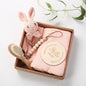 Newborn Gift Set: Bath Towel, Pacifier & Toys